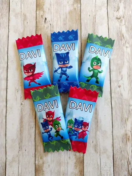 100 Balas Personalizadas - Pj