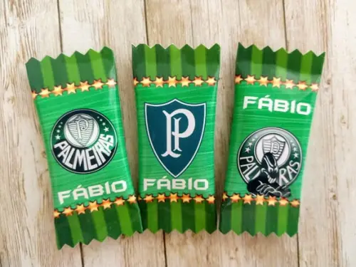 100 Balas Personalizadas - Palmeira