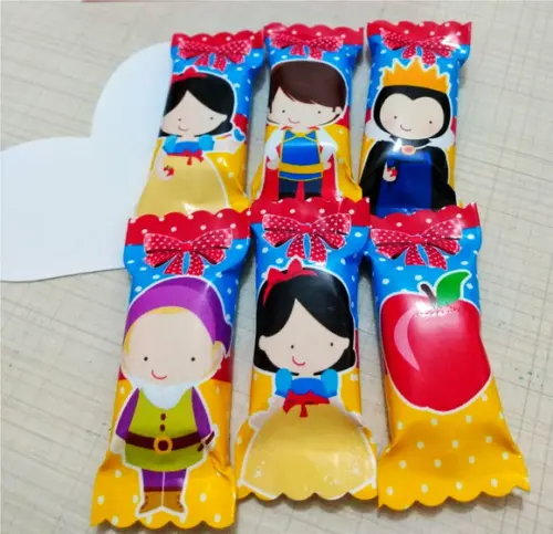 100 Balas Personalizadas - Branca de Neve
