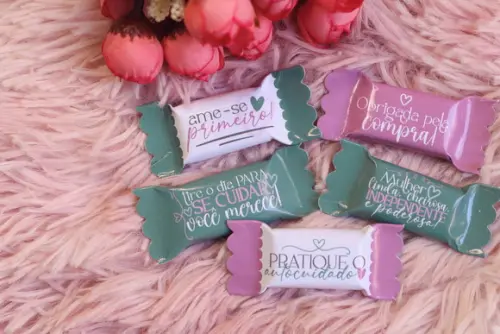 100 Balas Personalizadas - Boticário