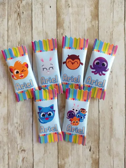 100 Balas Personalizadas - Bolofofos
