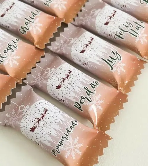 100 Balas Personalizadas - Natal