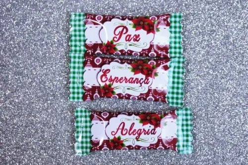 100 Balas Personalizadas - Natal