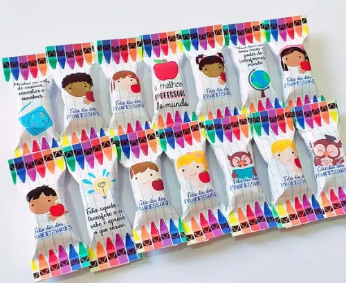 100 Balas Personalizadas - Dia dos Professores