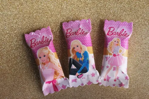 100 Balas Personalizadas - Barbie
