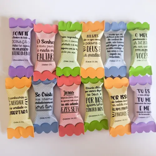 100 Balas Personalizadas - Versículos
