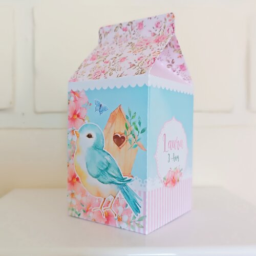 Caixinha Milk Personalizada - Jardim Encantado