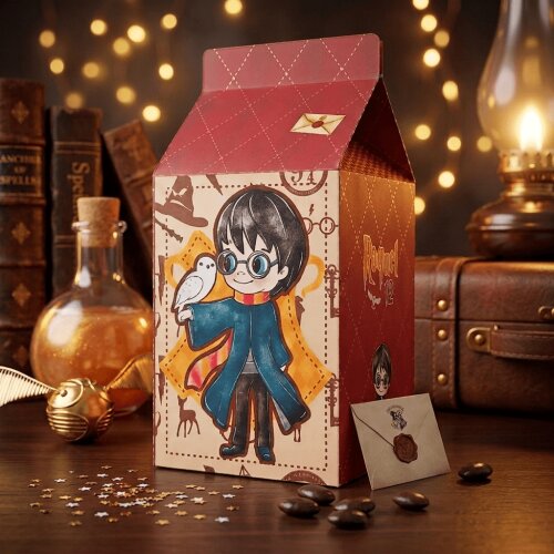 Caixinha Milk Personalizada - Harry Potter