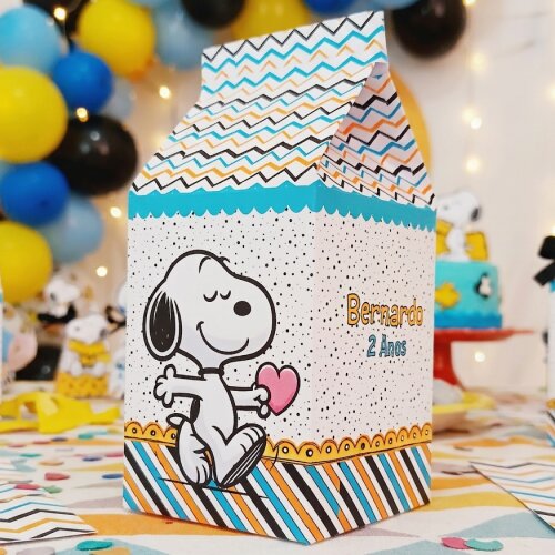 Caixinha Milk Personalizada - Snoopy