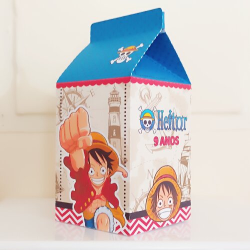 Caixinha Milk Personalizada - One Piece