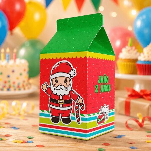 Caixinha Milk Personalizada - Natal