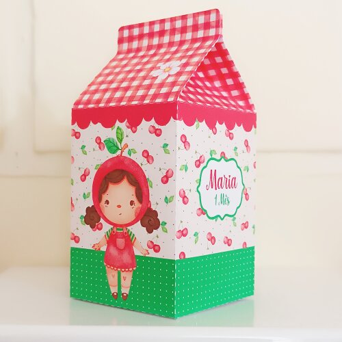 Caixinha Milk Personalizada - Cerejinha do Bolo
