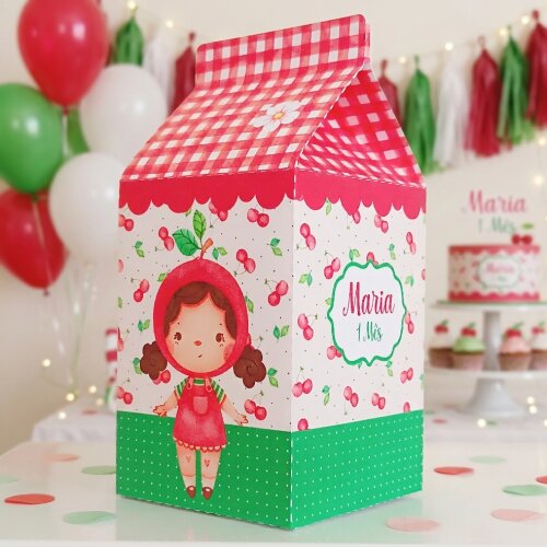 Caixinha Milk Personalizada - Cerejinha do Bolo