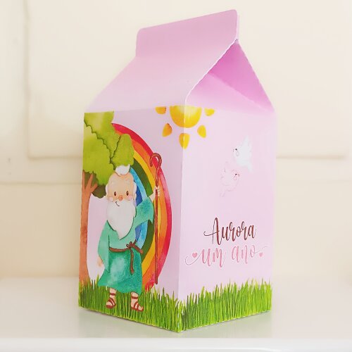 Caixinha Milk Personalizada - Arca de Noé