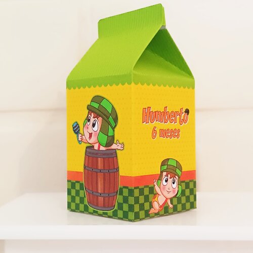 Caixinha Milk Personalizada - Turma do Chaves Baby
