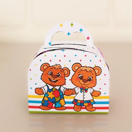 Kit Festa Caixinhas Personalizadas - Autismo Abril Azul