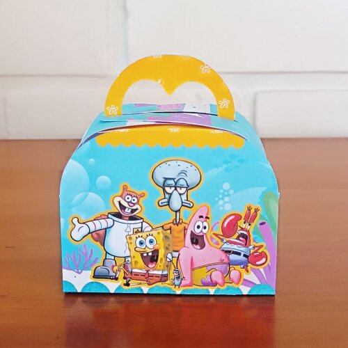 Kit Festa Caixinhas Personalizadas - Bob Esponja