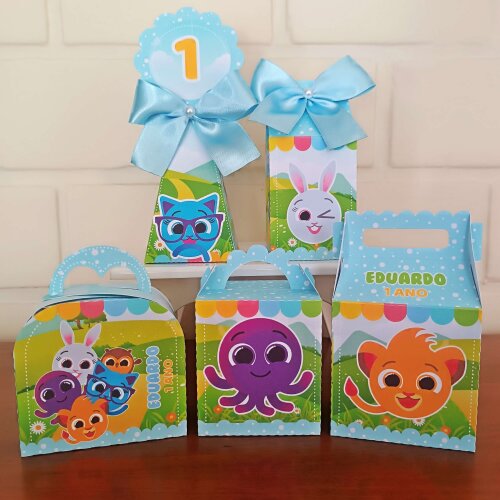 Kit Festa Caixinhas Personalizadas - Bolofofos