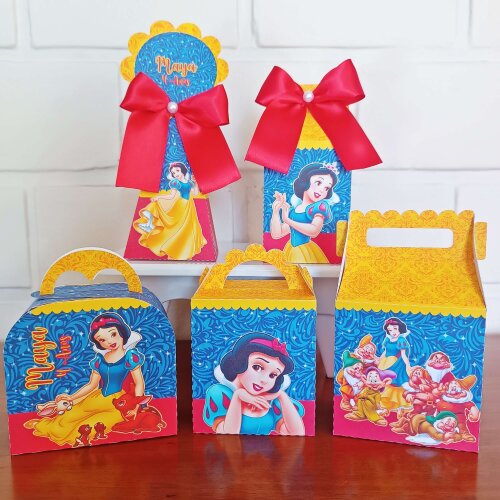 Kit Festa Caixinhas Personalizadas - Branca de Neve