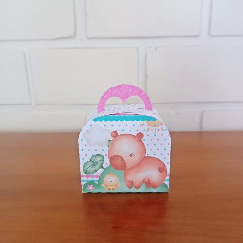Kit Festa Caixinhas Personalizadas - Capivara Aquarela
