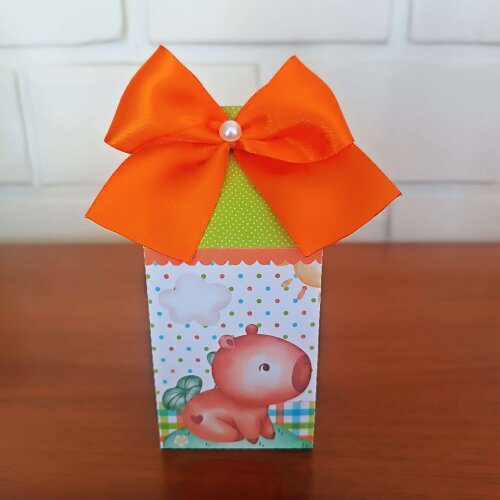 Kit Festa Caixinhas Personalizadas - Capivara Aquarela