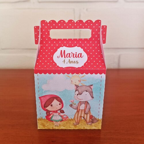 Kit Festa Caixinhas Personalizadas - Chapeuzinho Vermelho