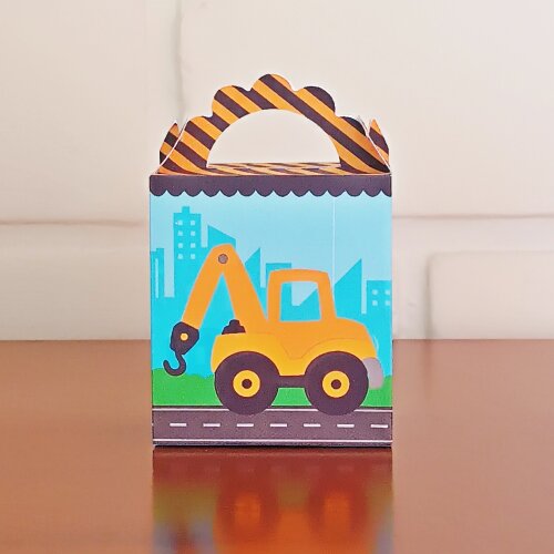 Kit Festa Caixinhas Personalizadas - Construção Construtor