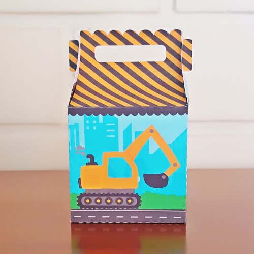 Kit Festa Caixinhas Personalizadas - Construção Construtor