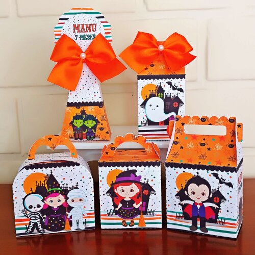 Kit Festa Caixinhas Personalizadas - Halloween