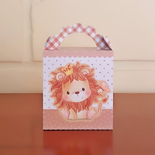 Kit Festa Caixinhas Personalizadas - Leãozinho