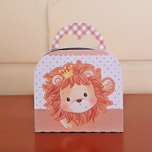 Kit Festa Caixinhas Personalizadas - Leãozinho