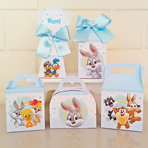 Kit Festa Caixinhas Personalizadas - Baby Looney Tunes