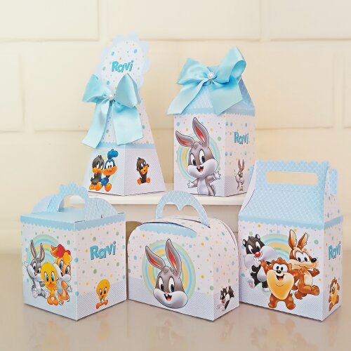Kit Festa Caixinhas Personalizadas - Baby Looney Tunes