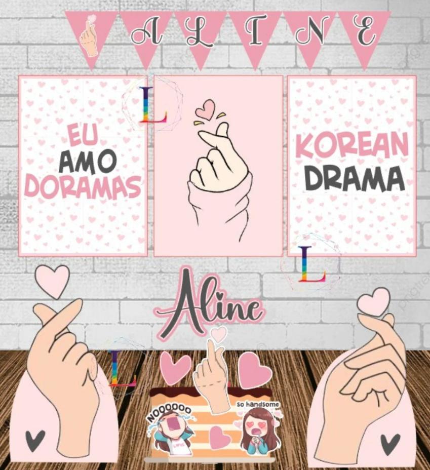 Kit só um bolinho Eu amo dorama