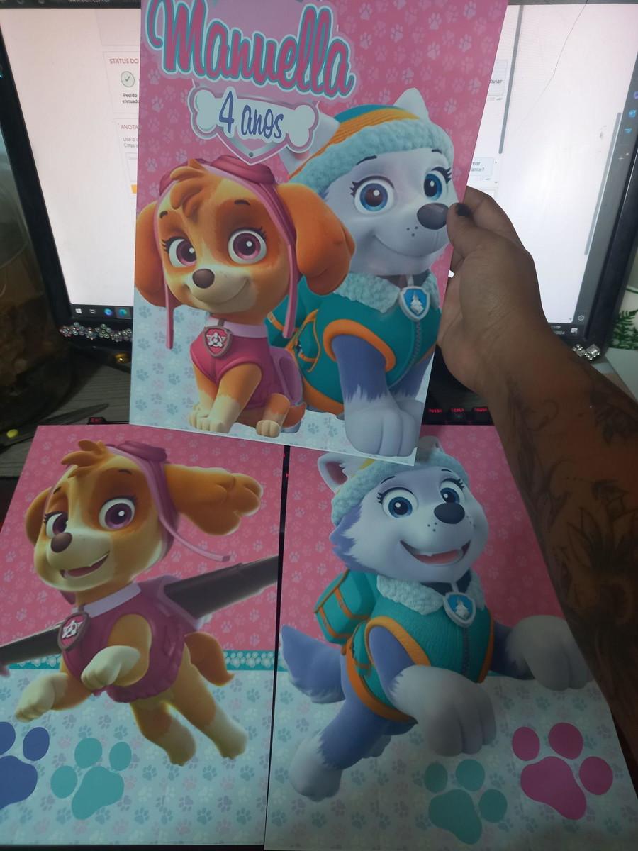 Kit só um bolinho Skye e Everest (Patrulha Canina)