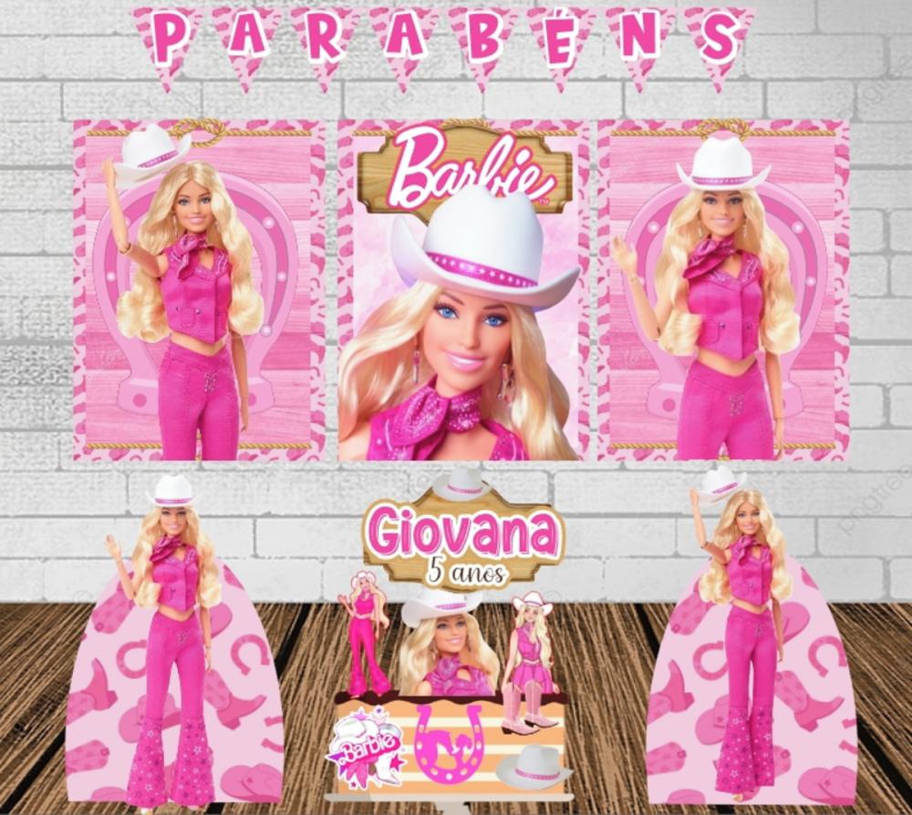 Kit só um bolinho Barbie boiadeira