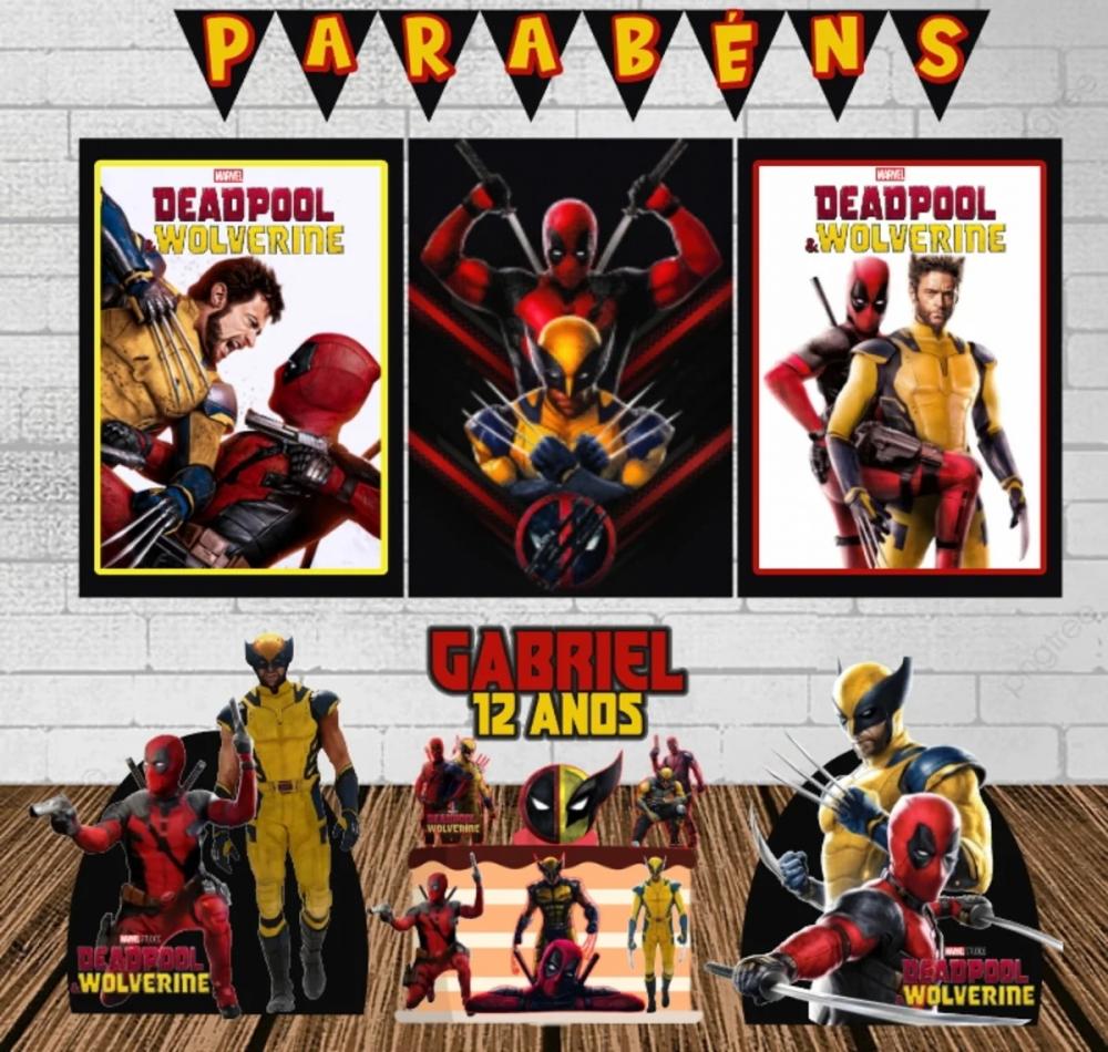 Kit só um bolinho Deadpool & Wolverine