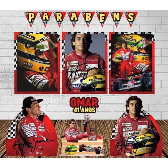 Kit Festa Só Um Bolinho Bolinho Ayrton Senna