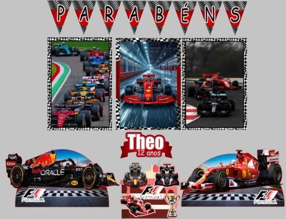 Kit Só Um Bolinho Fórmula 1 (f1)