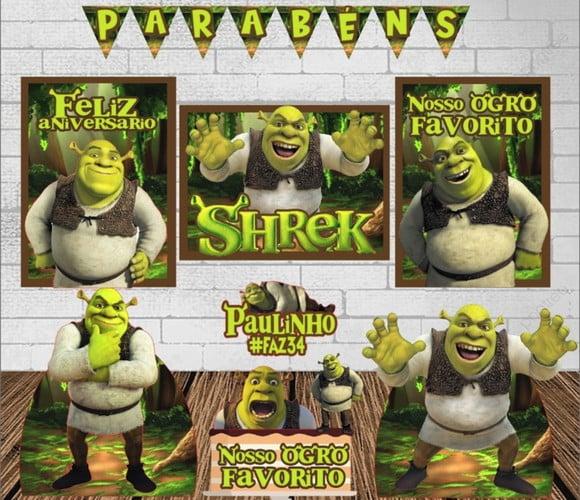 Kit Só Um Bolinho Sherek 1