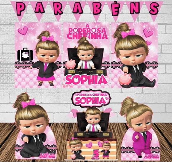 Kit Só Um Bolinho Poderosa Chefinha (cabelo Loiro)