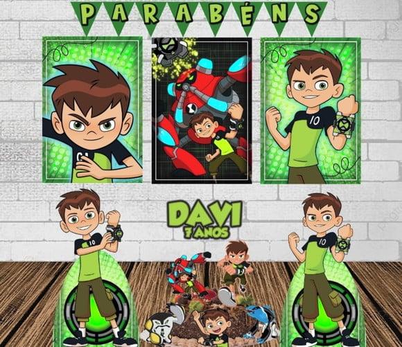 Kit Só Um Bolinho Ben 10