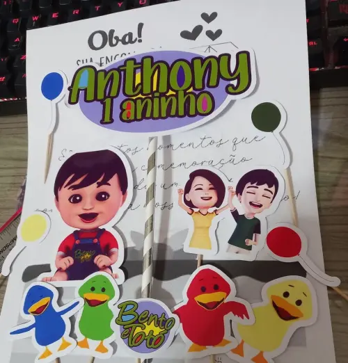 Kit só um bolinho Bento e totó
