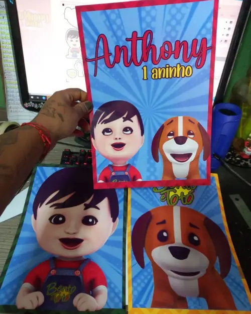 Kit só um bolinho Bento e totó