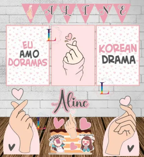 Kit só um bolinho Eu amo dorama