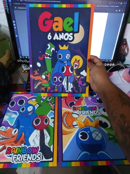 Kit só um bolinho Rainbow Friends