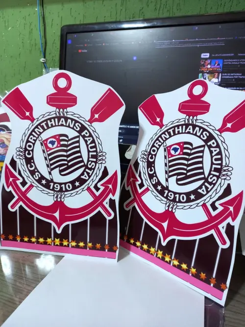Kit só um bolinho Corinthians Rosa
