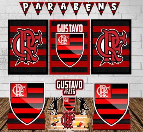 Kit só um bolinho Flamengo