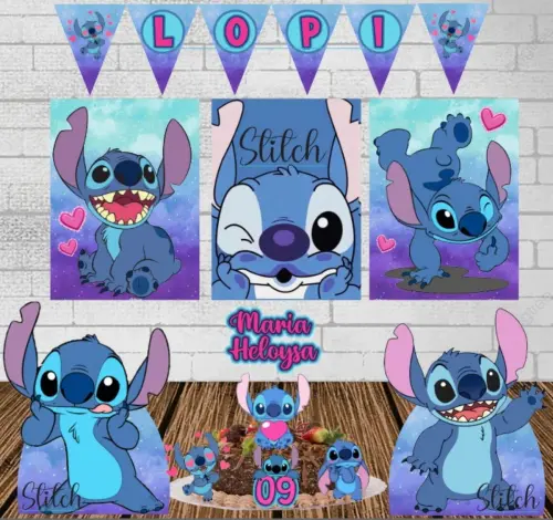 Kit só um bolinho Stitch