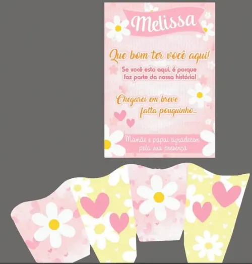Centro de Mesa Recado Margarida